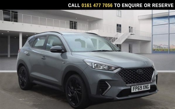 Used 2019 GREY HYUNDAI TUCSON SUV 1.6 T-GDi N Line SUV 5dr Petrol DCT Euro 6 (s/s) (177 ps) (reg. 2019-11-29) for sale in Stockport