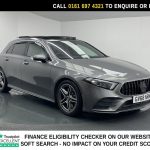Used 2019 GREY MERCEDES-BENZ A-CLASS Hatchback 2.0 A250 AMG Line (Premium Plus) Hatchback 5dr Petrol 7G-DCT Euro 6 (s/s) (224 ps) (reg. 2019-01-10) for sale in Manchester