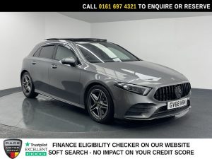 Used 2019 GREY MERCEDES-BENZ A-CLASS Hatchback 2.0 A250 AMG Line (Premium Plus) Hatchback 5dr Petrol 7G-DCT Euro 6 (s/s) (224 ps) (reg. 2019-01-10) for sale in Manchester