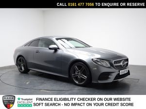 Used 2019 GREY MERCEDES-BENZ E-CLASS Coupe 2.0 E220d AMG Line Coupe 2dr Diesel G-Tronic+ Euro 6 (s/s) (194 ps) (reg. 2019-03-22) for sale in Stockport