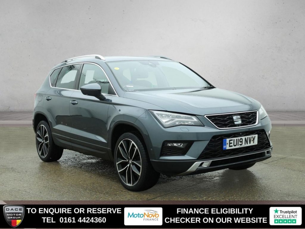 Used 2019 GREY SEAT ATECA SUV 1.5 TSI EVO XCELLENCE Lux SUV 5dr Petrol Manual Euro 6 (s/s) (150 ps) (reg. 2019-03-23) for sale in Altrincham