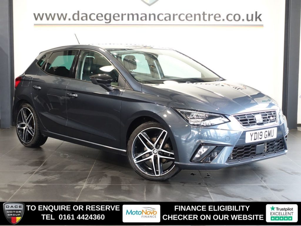 Used 2019 GREY SEAT IBIZA Hatchback 1.0 TSI FR Sport Hatchback 5dr Petrol Manual Euro 6 (s/s) GPF (115 ps) (reg. 2019-03-08) for sale in Altrincham