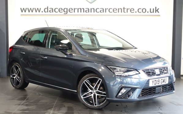 Used 2019 GREY SEAT IBIZA Hatchback 1.0 TSI FR Sport Hatchback 5dr Petrol Manual Euro 6 (s/s) GPF (115 ps) (reg. 2019-03-08) for sale in Altrincham