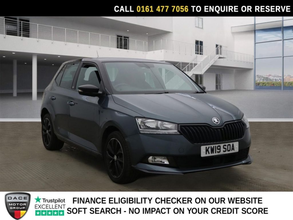 Used 2019 GREY SKODA FABIA Hatchback 1.0 TSI Monte Carlo Hatchback 5dr Petrol DSG Euro 6 (s/s) (110 ps) (reg. 2019-05-10) for sale in Stockport