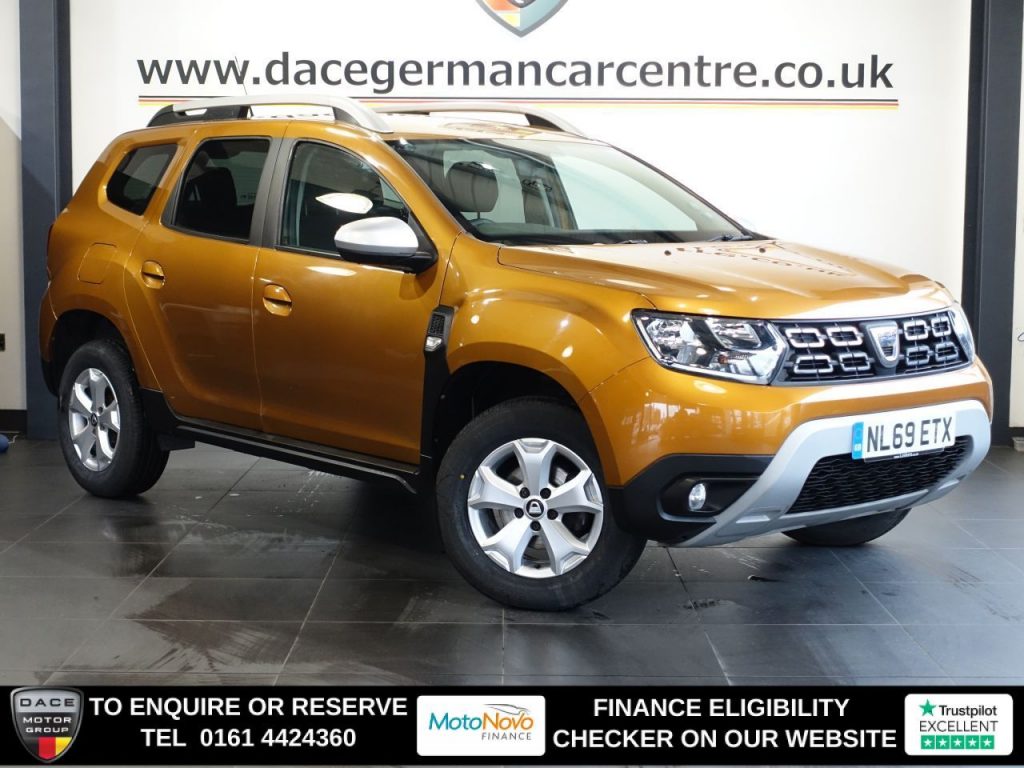 Used 2019 ORANGE DACIA DUSTER SUV 1.3 TCe Comfort SUV 5dr Petrol Manual Euro 6 (s/s) (130 ps) (reg. 2019-09-13) for sale in Altrincham
