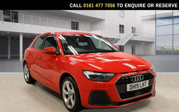 Used 2019 RED AUDI A1 Hatchback 1.5 TFSI 35 Sport Sportback 5dr Petrol S Tronic Euro 6 (s/s) (150 ps) (reg. 2019-07-31) for sale in Stockport
