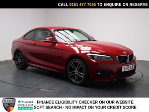 Used 2019 RED BMW 2 SERIES Coupe 2.0 220d M Sport Coupe 2dr Diesel Auto xDrive Euro 6 (s/s) (190 ps) (reg. 2019-07-25) for sale in Stockport