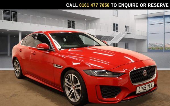 Used 2019 RED JAGUAR XE Saloon 2.0 P250i R-Dynamic SE Saloon 4dr Petrol Auto Euro 6 (s/s) (250 ps) (reg. 2019-05-13) for sale in Stockport