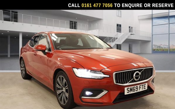 Used 2019 RED VOLVO S60 Saloon 2.0 T5 Inscription Plus Saloon 4dr Petrol Auto Euro 6 (s/s) (250 ps) (reg. 2019-12-24) for sale in Stockport