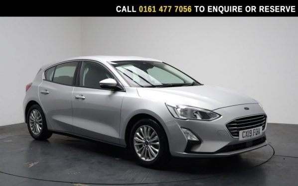 Used 2019 SILVER FORD FOCUS Hatchback 1.0T EcoBoost Titanium Hatchback 5dr Petrol Manual Euro 6 (s/s) (125 ps) (reg. 2019-03-05) for sale in Stockport
