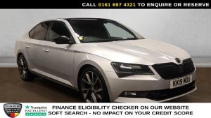 Used 2019 SILVER SKODA SUPERB Hatchback 1.5 TSI ACT SportLine Hatchback 5dr Petrol DSG Euro 6 (s/s) (150 ps) (reg. 2019-06-17) for sale in Manchester