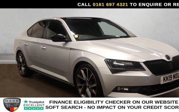Used 2019 SILVER SKODA SUPERB Hatchback 1.5 TSI ACT SportLine Hatchback 5dr Petrol DSG Euro 6 (s/s) (150 ps) (reg. 2019-06-17) for sale in Manchester