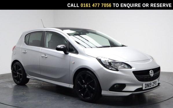 Used 2019 SILVER VAUXHALL CORSA Hatchback 1.4i ecoTEC SRi VX Line Nav Black Hatchback 5dr Petrol Manual Euro 6 (90 ps) (reg. 2019-05-28) for sale in Stockport