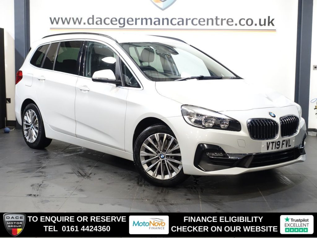 Used 2019 WHITE BMW 2 Series GRAN TOURER MPV 2.0 220d Luxury MPV 5dr Diesel Auto Euro 6 (s/s) (190 ps) (reg. 2019-06-28) for sale in Altrincham