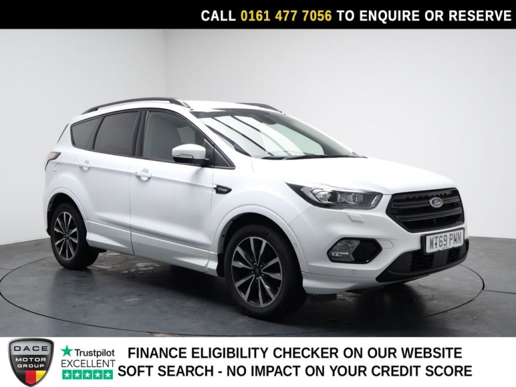 Used 2019 WHITE FORD KUGA SUV 1.5T EcoBoost GPF ST-Line SUV 5dr Petrol Manual Euro 6 (s/s) (150 ps) (reg. 2019-10-22) for sale in Stockport
