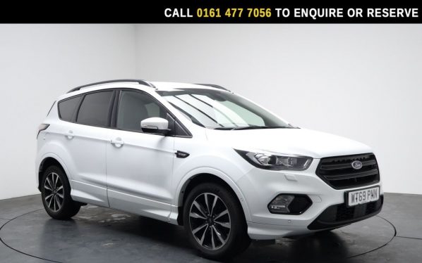 Used 2019 WHITE FORD KUGA SUV 1.5T EcoBoost GPF ST-Line SUV 5dr Petrol Manual Euro 6 (s/s) (150 ps) (reg. 2019-10-22) for sale in Stockport