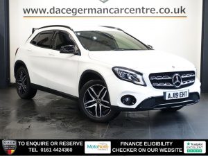 Used 2019 WHITE MERCEDES-BENZ GLA SUV 1.6 GLA180 Urban Edition SUV 5dr Petrol 7G-DCT Euro 6 (s/s) (122 ps) (reg. 2019-04-05) for sale in Altrincham