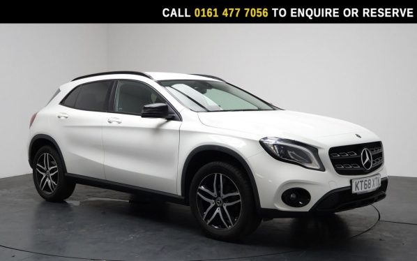 Used 2019 WHITE MERCEDES-BENZ GLA SUV 1.6 GLA180 Urban Edition SUV 5dr Petrol Manual Euro 6 (s/s) (122 ps) (reg. 2019-01-11) for sale in Stockport