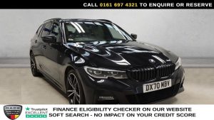 Used 2020 BLACK BMW 3 SERIES Estate 2.0 320d M Sport Touring 5dr Diesel Auto Euro 6 (s/s) (190 ps) (reg. 2020-09-01) for sale in Manchester