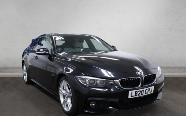 Used 2020 BLACK BMW 4 SERIES GRAN COUPE Hatchback 2.0 420d M Sport Hatchback 5dr Diesel Auto Euro 6 (s/s) (190 ps) (reg. 2020-08-28) for sale in Altrincham