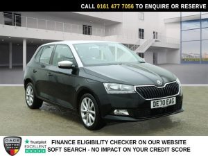 Used 2020 BLACK SKODA FABIA Hatchback 1.0 TSI Colour Edition Hatchback 5dr Petrol Manual Euro 6 (s/s) (95 ps) (reg. 2020-10-12) for sale in Stockport