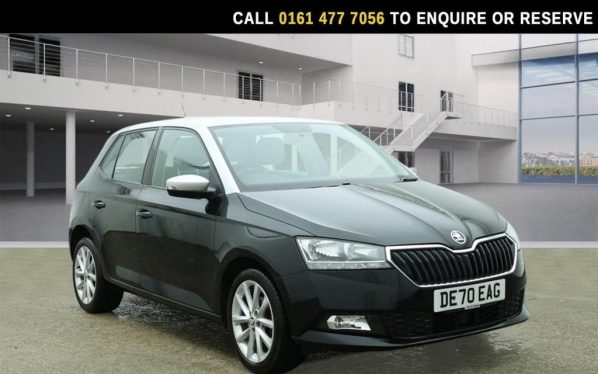 Used 2020 BLACK SKODA FABIA Hatchback 1.0 TSI Colour Edition Hatchback 5dr Petrol Manual Euro 6 (s/s) (95 ps) (reg. 2020-10-12) for sale in Stockport