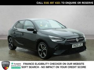 Used 2020 BLACK VAUXHALL CORSA Hatchback 1.2 Turbo Elite Nav Premium Hatchback 5dr Petrol Manual Euro 6 (s/s) (100 ps) (reg. 2020-06-30) for sale in Manchester
