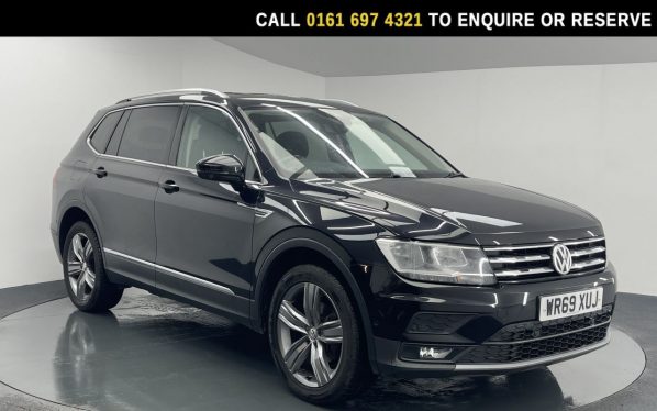 Used 2020 BLACK VOLKSWAGEN TIGUAN ALLSPACE SUV 1.5 TSI EVO Match SUV 5dr Petrol DSG Euro 6 (s/s) (150 ps) (reg. 2020-01-27) for sale in Manchester