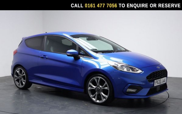 Used 2020 BLUE FORD FIESTA Hatchback 1.0T EcoBoost ST-Line X Edition Hatchback 3dr Petrol Manual Euro 6 (s/s) (125 ps) (reg. 2020-06-20) for sale in Stockport