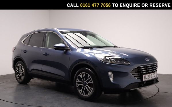Used 2020 BLUE FORD KUGA SUV 1.5 EcoBlue Titanium First Edition SUV 5dr Diesel Auto Euro 6 (s/s) (120 ps) (reg. 2020-06-30) for sale in Stockport