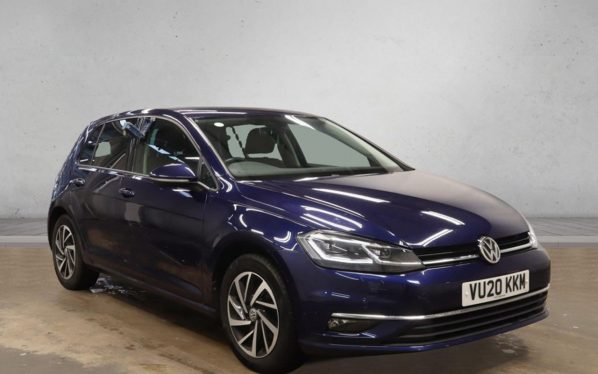 Used 2020 BLUE VOLKSWAGEN GOLF Hatchback 1.5 TSI EVO Match Edition Hatchback 5dr Petrol DSG Euro 6 (s/s) (150 ps) (reg. 2020-03-02) for sale in Altrincham