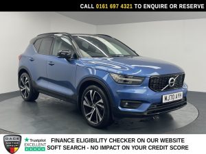 Used 2020 BLUE VOLVO XC40 SUV 2.0 B4 MHEV R-Design Pro SUV 5dr Petrol Hybrid Auto AWD Euro 6 (s/s) (197 ps) (reg. 2020-09-30) for sale in Manchester