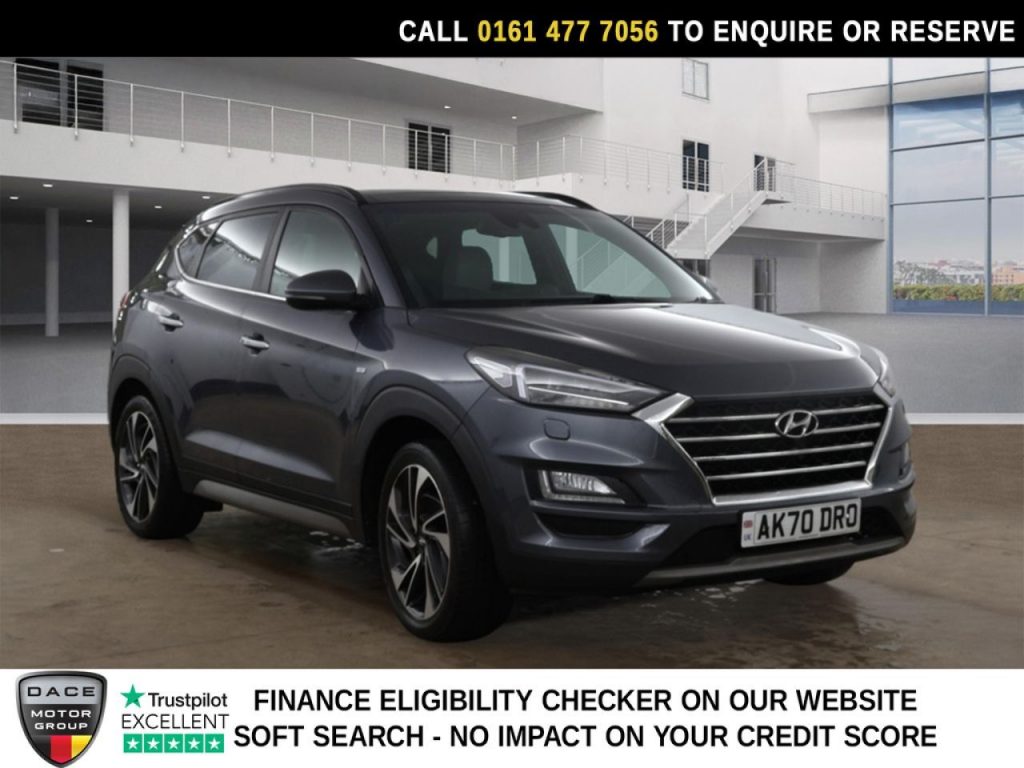 Used 2020 GREY HYUNDAI TUCSON SUV 1.6 CRDi MHEV Premium SE SUV 5dr Diesel Hybrid DCT Euro 6 (s/s) (136 ps) (reg. 2020-10-16) for sale in Stockport