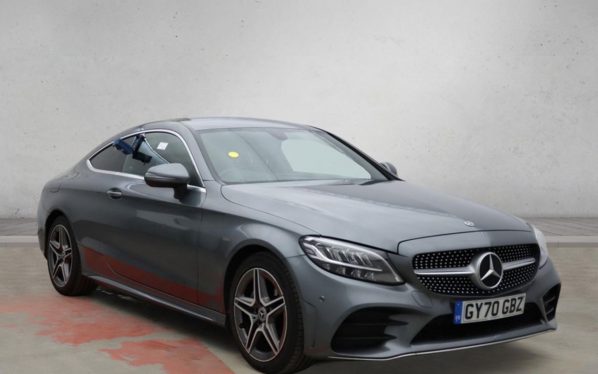 Used 2020 GREY MERCEDES-BENZ C-CLASS Coupe 1.5 C200 MHEV AMG Line Edition Coupe 2dr Petrol G-Tronic+ Euro 6 (s/s) (198 ps) (reg. 2020-10-12) for sale in Altrincham