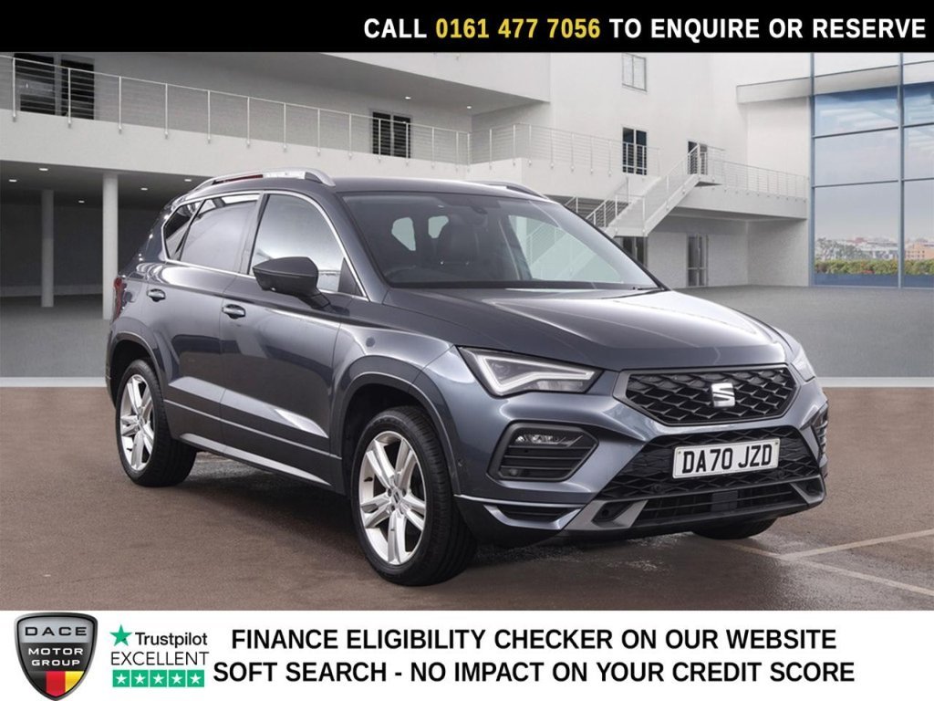 Used 2020 GREY SEAT ATECA SUV 1.5 TSI EVO FR SUV 5dr Petrol DSG Euro 6 (s/s) (150 ps) (reg. 2020-10-31) for sale in Stockport