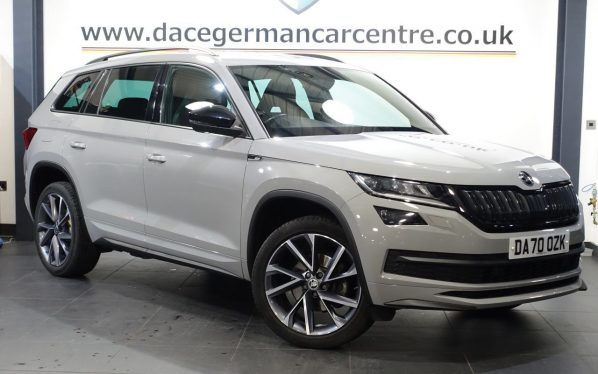 Used 2020 GREY SKODA KODIAQ SUV 1.5 TSI ACT SportLine SUV 5dr Petrol DSG Euro 6 (s/s) (7 Seat) (150 ps) (reg. 2020-11-27) for sale in Altrincham