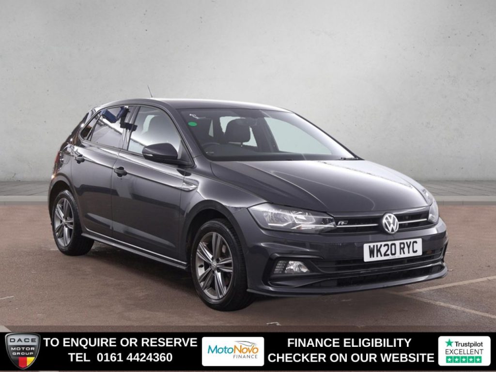 Used 2020 GREY VOLKSWAGEN POLO Hatchback 1.0 TSI GPF R-Line Hatchback 5dr Petrol DSG Euro 6 (s/s) (115 ps) (reg. 2020-03-04) for sale in Altrincham