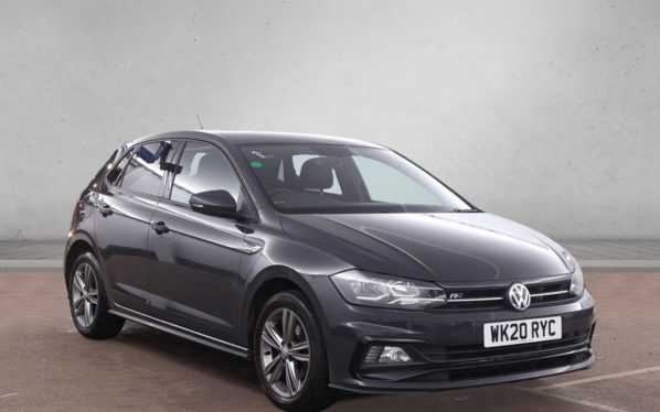 Used 2020 GREY VOLKSWAGEN POLO Hatchback 1.0 TSI GPF R-Line Hatchback 5dr Petrol DSG Euro 6 (s/s) (115 ps) (reg. 2020-03-04) for sale in Altrincham