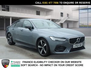 Used 2020 GREY VOLVO S90 Saloon 2.0 D4 R-Design Plus Saloon 4dr Diesel Auto Euro 6 (s/s) (190 ps) (reg. 2020-01-21) for sale in Stockport