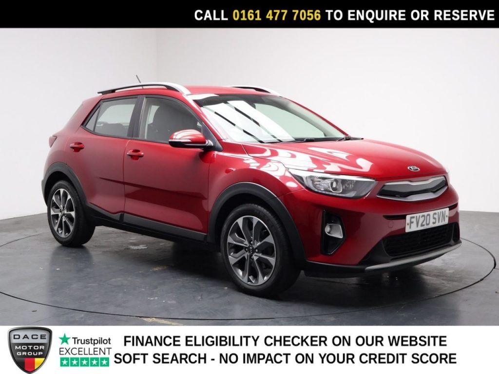 Used 2020 RED KIA STONIC SUV 1.0 T-GDi 2 GPF SUV 5dr Petrol Manual Euro 6 (s/s) (118 bhp) (reg. 2020-07-17) for sale in Stockport