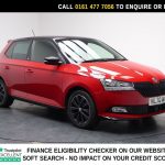 Used 2020 RED SKODA FABIA Hatchback 1.0 TSI Monte Carlo Hatchback 5dr Petrol Manual Euro 6 (s/s) (95 ps) (reg. 2020-11-14) for sale in Stockport