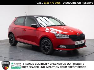 Used 2020 RED SKODA FABIA Hatchback 1.0 TSI Monte Carlo Hatchback 5dr Petrol Manual Euro 6 (s/s) (95 ps) (reg. 2020-11-14) for sale in Stockport