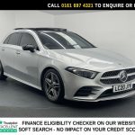 Used 2020 SILVER MERCEDES-BENZ A-CLASS Hatchback 1.3 A200 AMG Line (Premium Plus 2) Hatchback 5dr Petrol 7G-DCT Euro 6 (s/s) (163 ps) (reg. 2020-07-01) for sale in Manchester