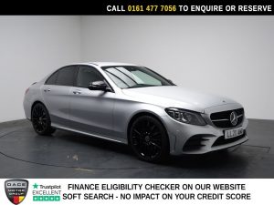 Used 2020 SILVER MERCEDES-BENZ C-CLASS Saloon 2.0 C220d AMG Line (Premium) Saloon 4dr Diesel G-Tronic+ Euro 6 (s/s) (194 ps) (reg. 2020-07-31) for sale in Stockport