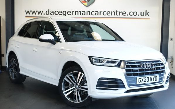 Used 2020 WHITE AUDI Q5 SUV 2.0 TDI 40 S line SUV 5dr Diesel S Tronic quattro Euro 6 (s/s) (190 ps) (reg. 2020-03-02) for sale in Altrincham
