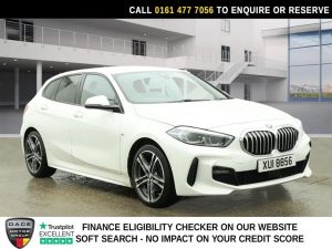 Used 2020 WHITE BMW 1 SERIES Hatchback 1.5 118i M Sport Hatchback 5dr Petrol DCT Euro 6 (s/s) (140 ps) (reg. 2020-11-30) for sale in Stockport
