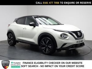 Used 2020 WHITE NISSAN JUKE SUV 1.0 DIG-T Tekna+ SUV 5dr Petrol Manual Euro 6 (s/s) (117 ps) (reg. 2020-03-23) for sale in Stockport