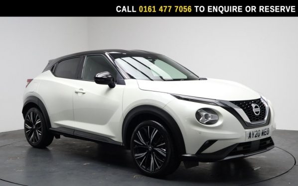 Used 2020 WHITE NISSAN JUKE SUV 1.0 DIG-T Tekna+ SUV 5dr Petrol Manual Euro 6 (s/s) (117 ps) (reg. 2020-03-23) for sale in Stockport
