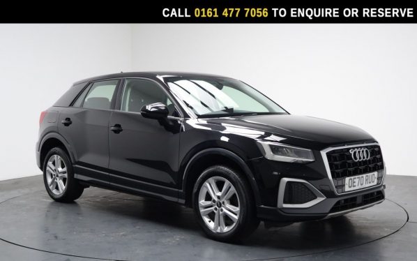 Used 2021 BLACK AUDI Q2 SUV 1.5 TFSI CoD 35 Sport SUV 5dr Petrol S Tronic Euro 6 (s/s) (150 ps) (reg. 2021-01-30) for sale in Stockport