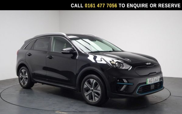 Used 2021 BLACK KIA NIRO SUV 39kWh 2 SUV 5dr Electric Auto (134 bhp) (reg. 2021-09-22) for sale in Stockport